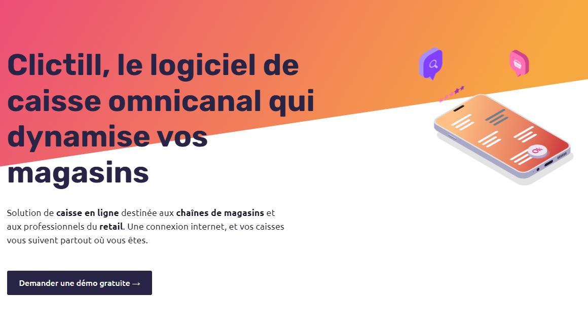 Clictill logiciel de caisse restaurant Maroc