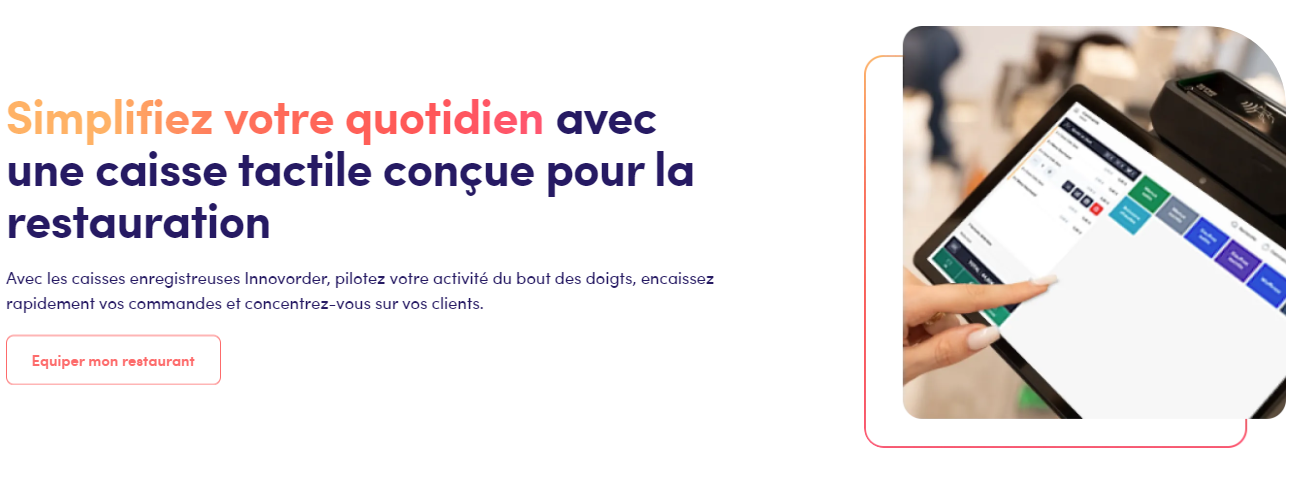 innovorder logiciel de caisse restaurant maroc